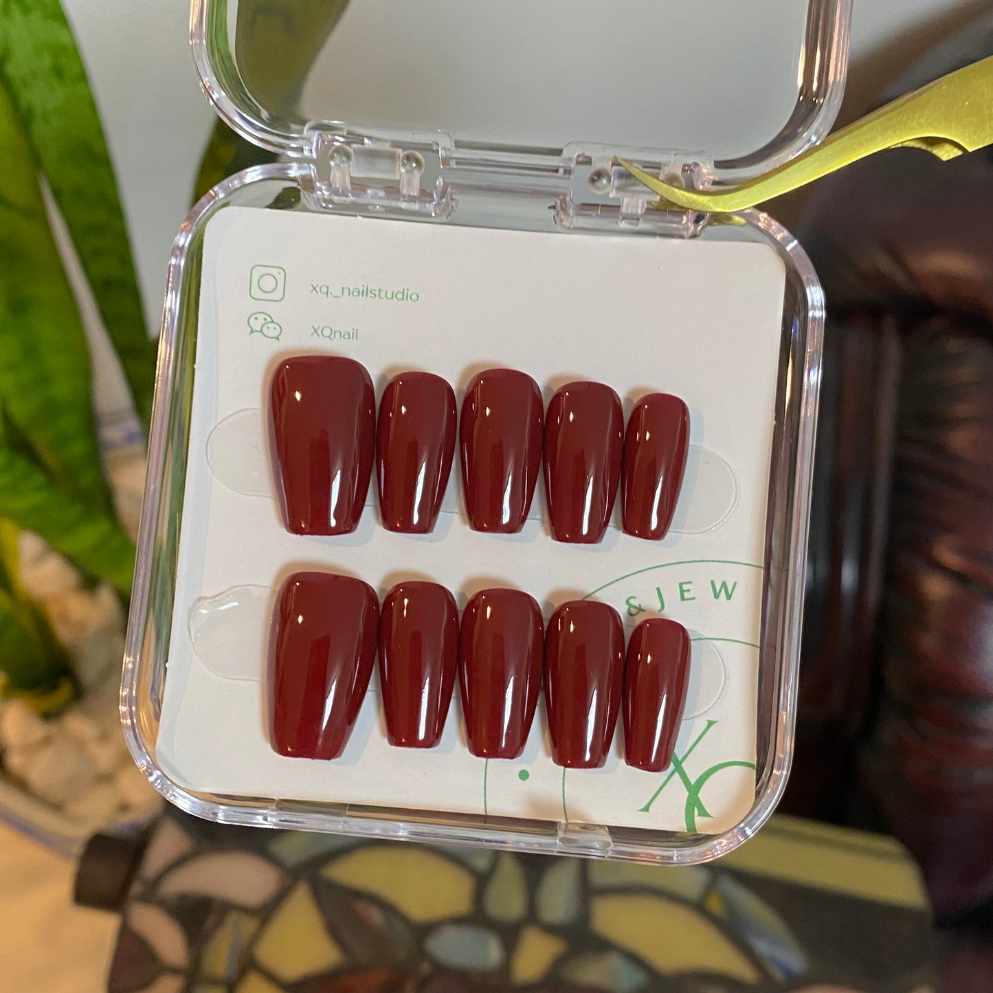 Dark Red Coffin