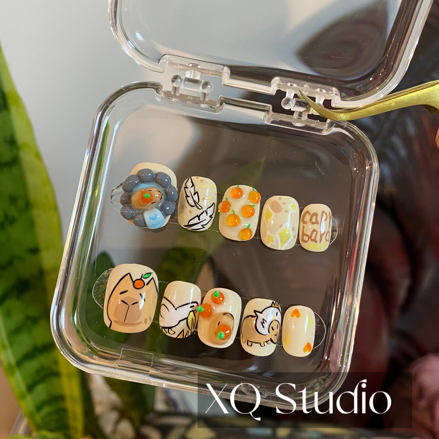 Pre Order Capybara Inspired Press On Nails