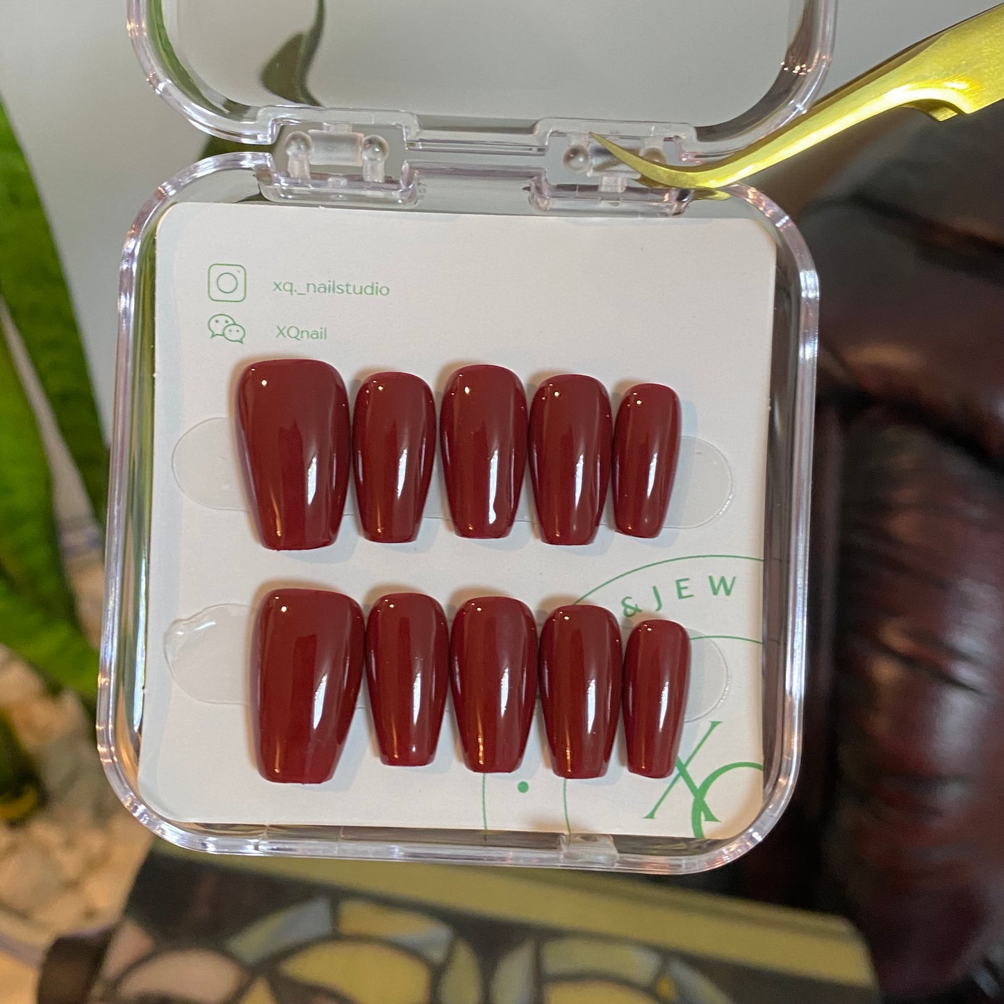 Dark Red Coffin