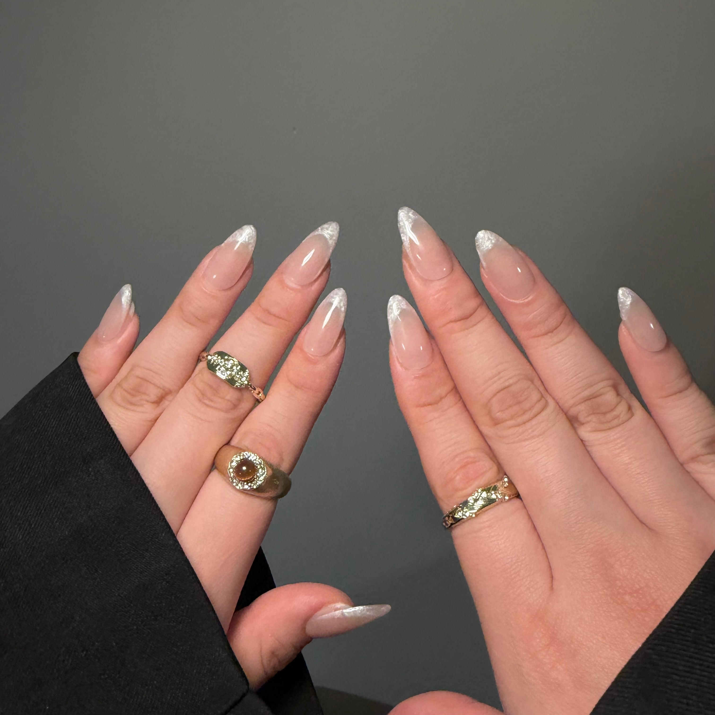 Crystal French Tips