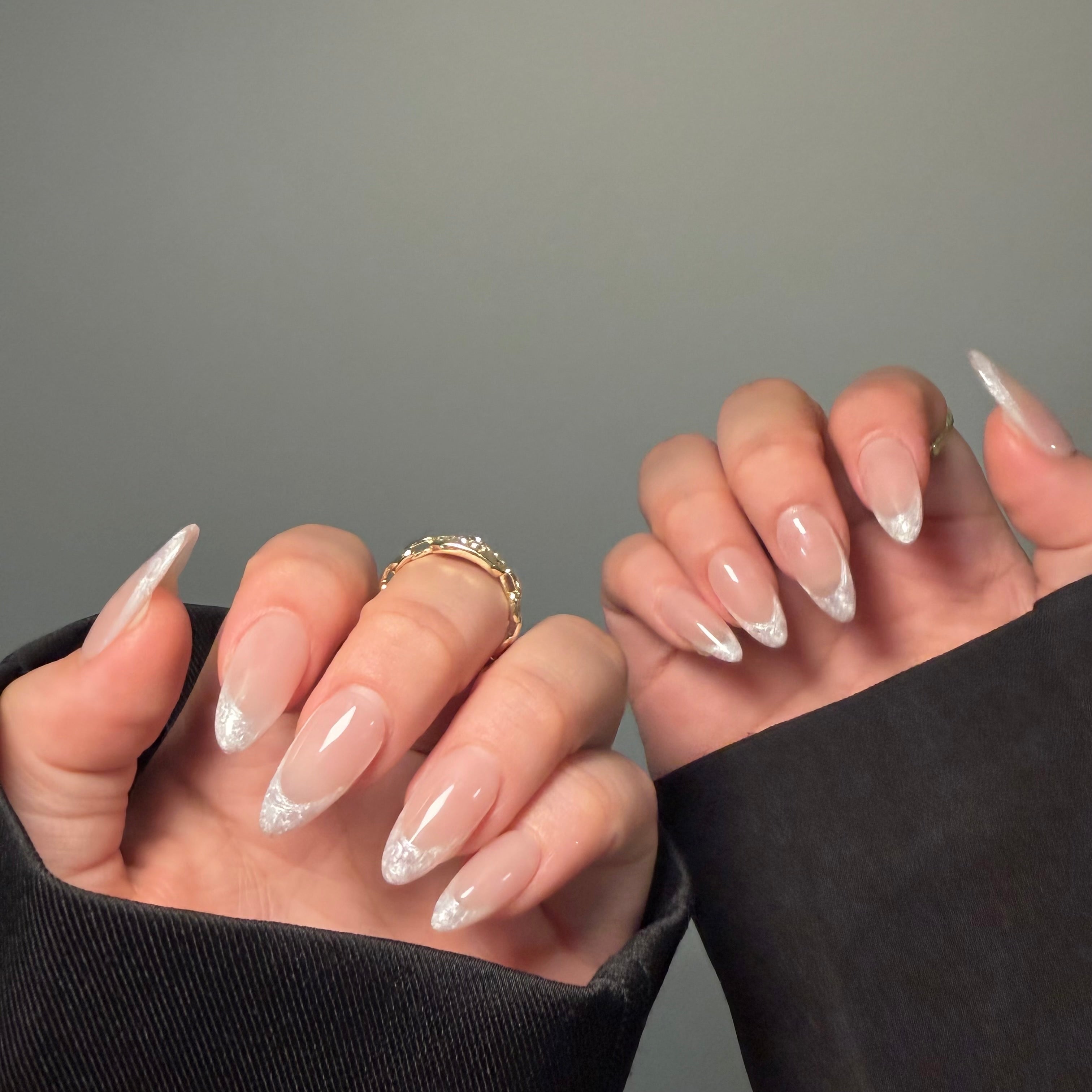 Crystal French Tips