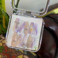 Purple White Mermaid Shell