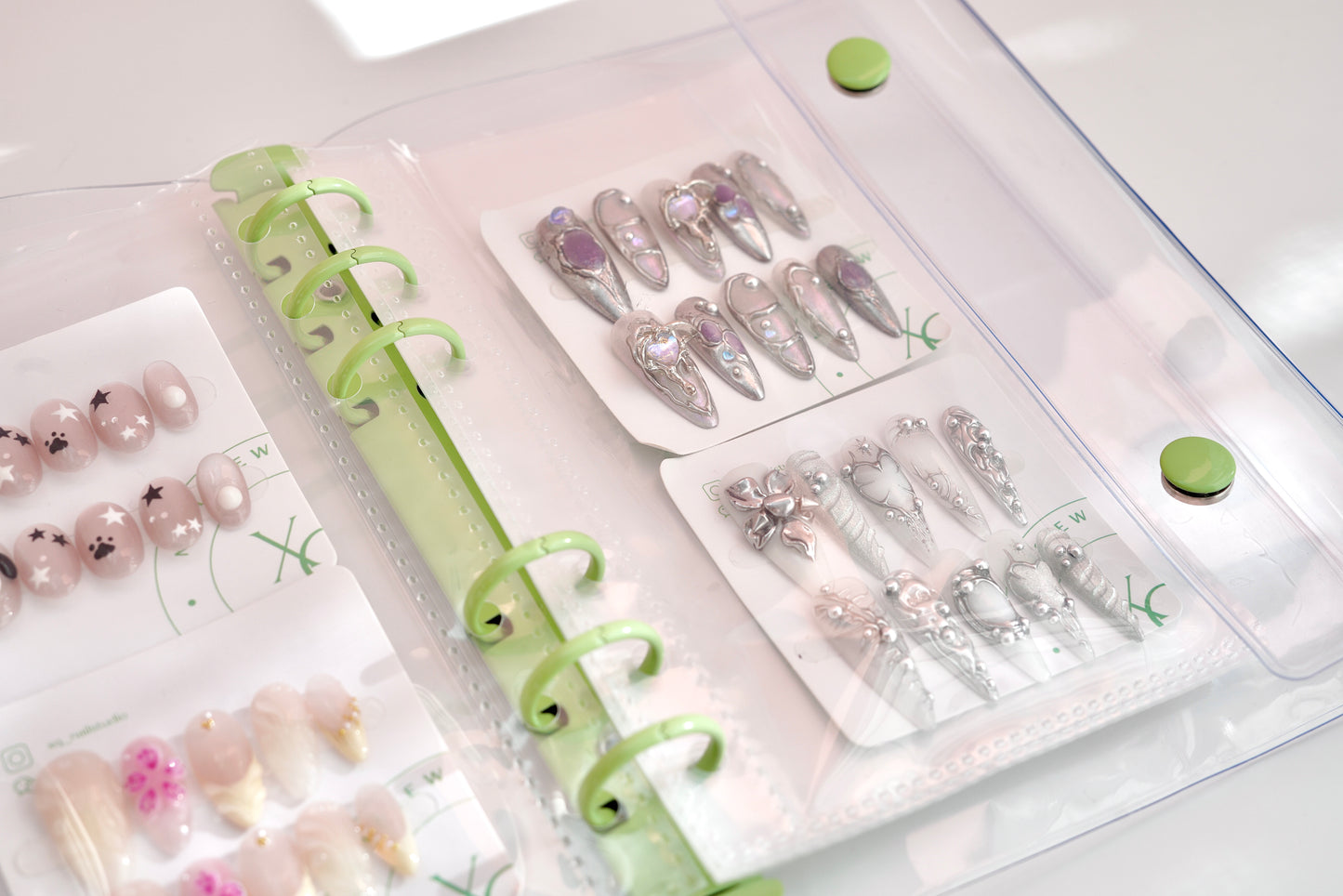 Press On Nail Storage Book Organiser | Nail Binder